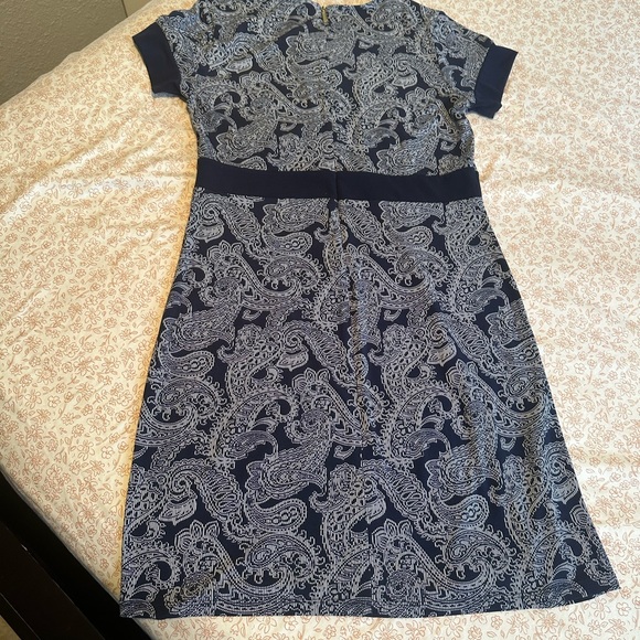 Michael Kors Paisley Short Sleeve Shift Dress Women’s Size S - Picture 7 of 12